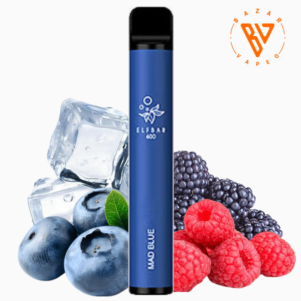 Comprar Vaper Desechable Elf Bar Mad Blue Mg