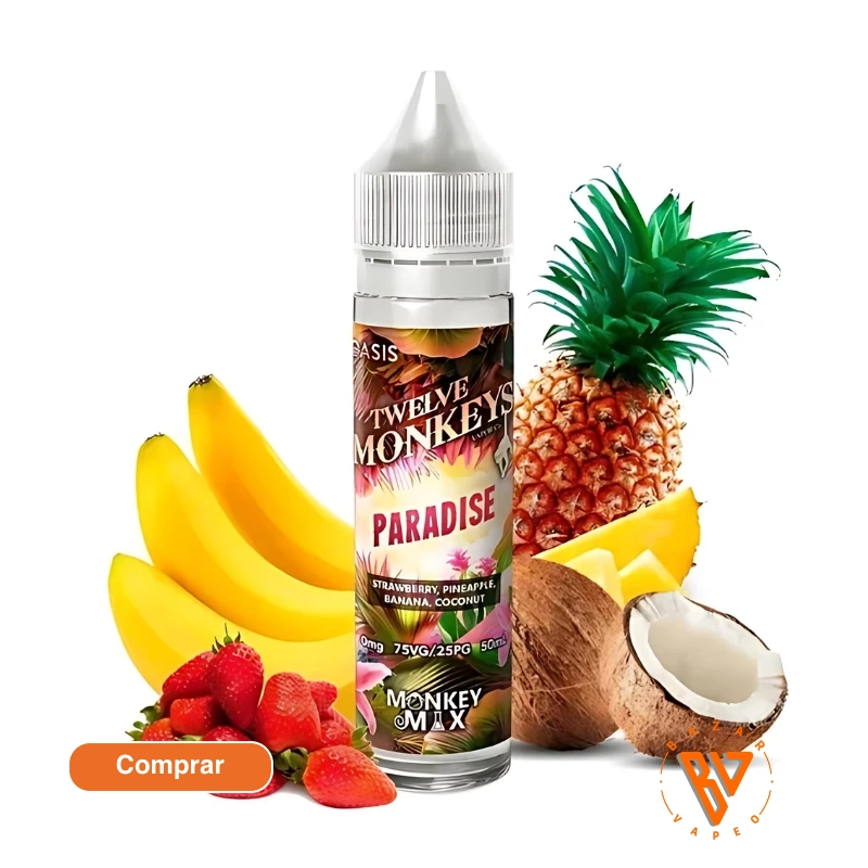 Twuelve Monkeys Paradise | Twuelve Monkeys Paradise liquido vaper | Liquidos vaper Twuelve Monkeys Paradise