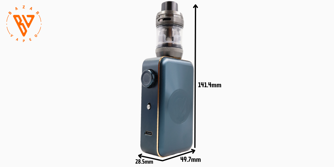 Vaporesso Gen Max Mod y Atomizador iTank T medidas